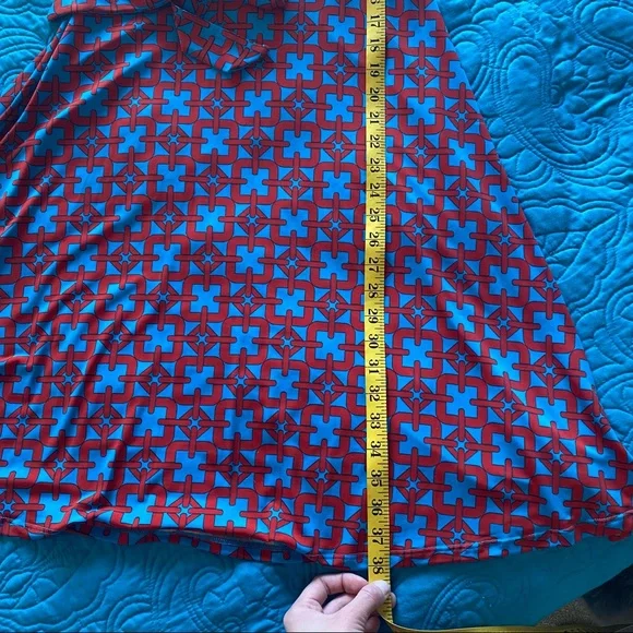 🆕 LEOTA  | NWT GEO CHAIN ESSENTIAL JERSEY WRAP DRESS - Picture 14 of 16